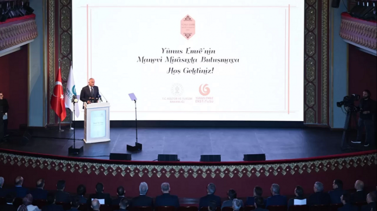 Bakan Ersoy Yunus Emre'nin barış mesajı evrenseldir