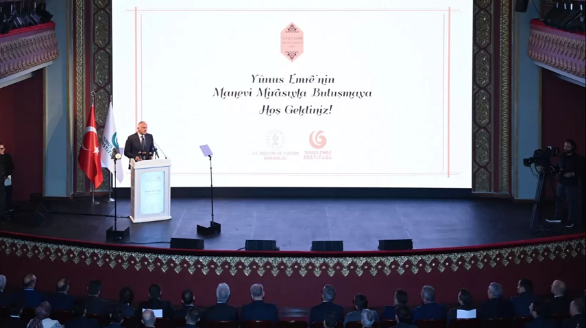 Bakan Ersoy Yunus Emre'nin barış mesajı evrenseldir