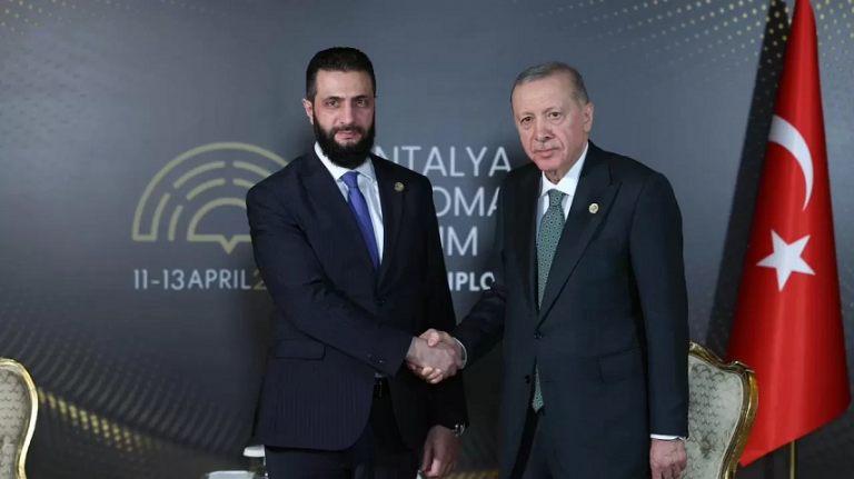 Cumhurbaşkanı Erdoğan Şara ile görüştü