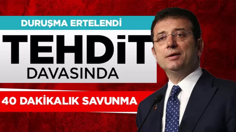 Ekrem İmamoğlu hakim karşısına çıktı Başsavcıya tehdit davası ertelendi