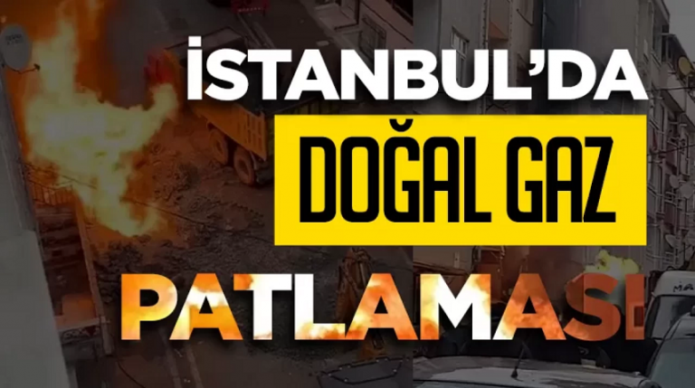 İstanbul'da doğal gaz patlaması