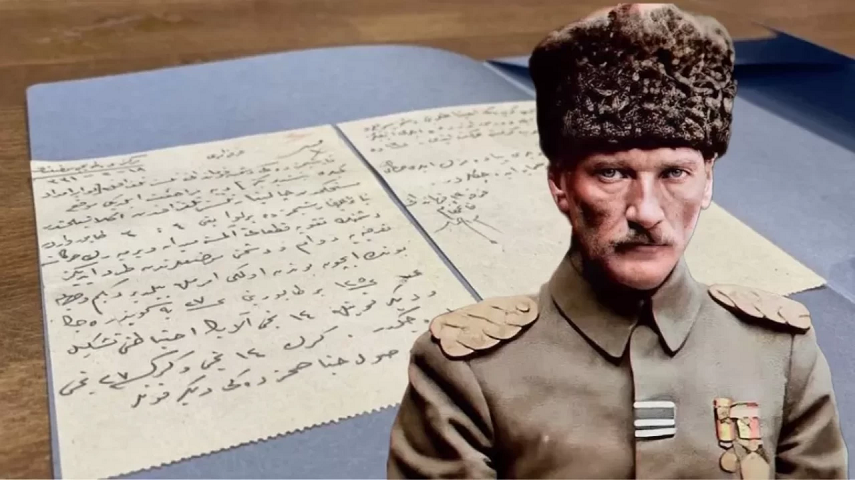110 yıllık mesaj çözüldü Atatürk elleriyle yazmış! İşte o emir...
