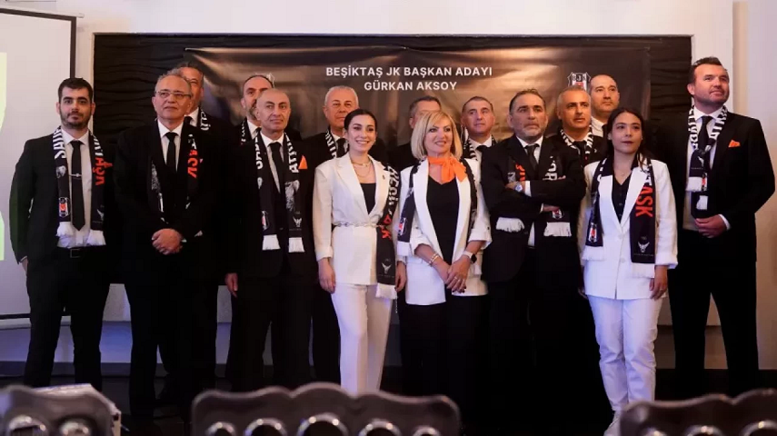 Beşiktaş Kulübü Başkan Adayı Gürkan Aksoy, yönetim kurulu listesini açıkladı