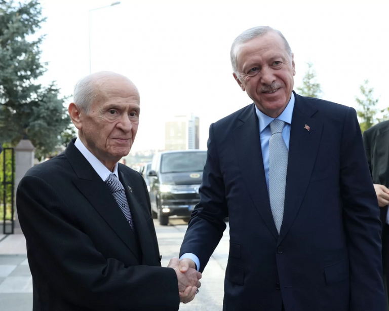 Cumhurbaşkanı Erdoğan ve MHP Genel Başkanı Bahçeli görüşmesi sona erdi