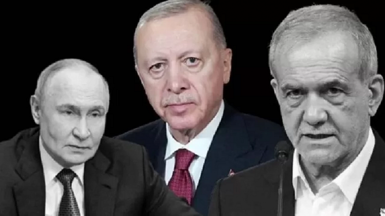 Cumhurbaşkanı Erdoğan, Pezeşkiyan ve Putin'le görüştü