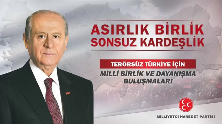 MHP, Terörsüz Türkiye için Asırlık Birlik, Sonsuz Kardeşlik buluşmaları düzenliyor